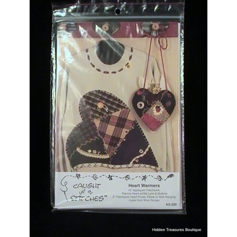 Caught Up In Stitches (Heart Warmers) Applique Patchwork Pattern KS-220